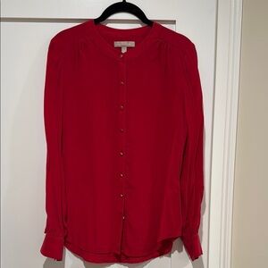 Elegant Red Women's Top